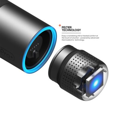 Sharper Image&reg; Powerboost Pro Hot and Cold Massager in Black. View a larger version of this product image.