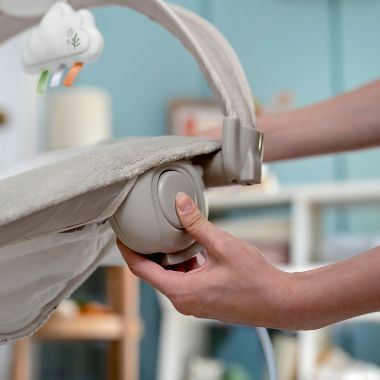 Ingenuity&trade; Twinkle Tails Bouncer in Grey. View a larger version of this product image.