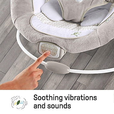 Ingenuity&trade; Twinkle Tails Bouncer in Grey. View a larger version of this product image.