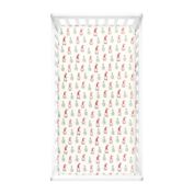 Hello Spud 2-Pack My First Christmas Gnome Multicolor Fitted Crib Sheets