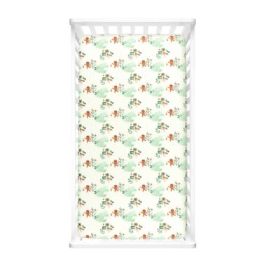 Hello Spud 2-Pack Gingerbread Man Multicolor Fitted Crib Sheets. View a larger version of this product image.