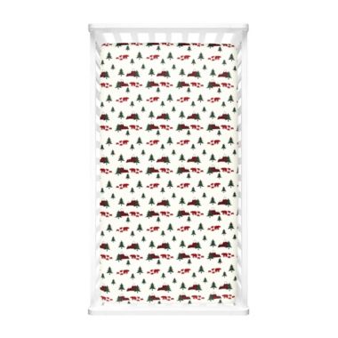 Hello Spud 2-Pack Christmas Bear Multicolor Fitted Crib Sheets. View a larger version of this product image.