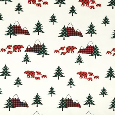 Hello Spud 2-Pack Christmas Bear Multicolor Fitted Crib Sheets. View a larger version of this product image.