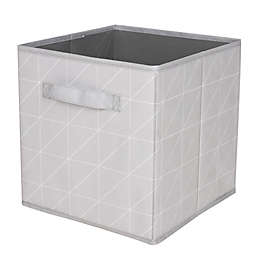 Simply Essential™ Printed Collapsible Storage Bin in Alloy