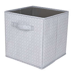 Simply Essential™ Printed Collapsible Storage Bin in Zen Blue