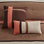 Alternate image 4 for Madison Park Palisades 7-Piece Queen Reversible Comforter Set in Coral/Natural