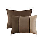Alternate image 4 for Madison Park Palisades 7-Piece Reversible Queen Comforter Set in Brown