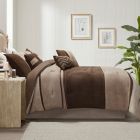 Alternate image 2 for Madison Park Palisades 7-Piece Reversible Queen Comforter Set in Brown