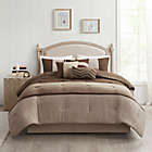 Alternate image 0 for Madison Park Palisades 7-Piece Reversible Queen Comforter Set in Brown