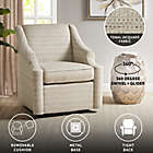 Alternate image 3 for Madison Park Justin Swivel Glider Chair in Tan
