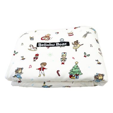 Bellabu Bear&reg; Nutcracker 2-Layer Reversible Bamboo Blanket in White. View a larger version of this product image.