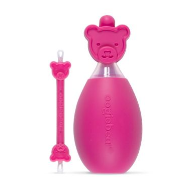 oogiebear&trade; The Bear Pair Bulb Aspirator and Booger Picker in Raspberry. View a larger version of this product image.