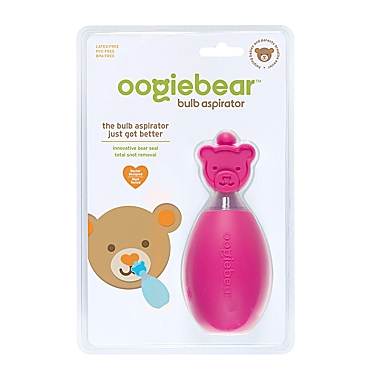 oogiebear&trade; Bulb Aspirator in Pink. View a larger version of this product image.