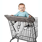 Alternate image 1 for SKIP*HOP&reg; Feather Take Cover Shopping Cart and High Chair Cover in Grey