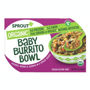 Sprout Organic&reg; Toddler 5 oz. Baby Burrito Bowl. View a larger version of this product image.
