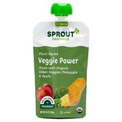 Sprout Organics&reg; 4 oz. Plant-Based Veggie Power Pouch in Green Veggies
