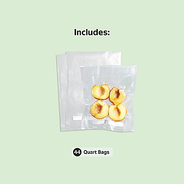 FoodSaver&reg; 1 qt. 44-Pack Vacuum Packaging Bags. View a larger version of this product image.