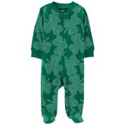 carter&#39;s&reg; Newborn Clover 2-Way Zip Sleep &amp; Play Footed Pajamas in Green