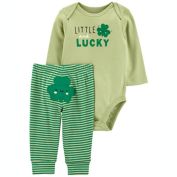 carter's&reg; 2-Piece Lucky St. Patrick's Day Bodysuit and Pant Set