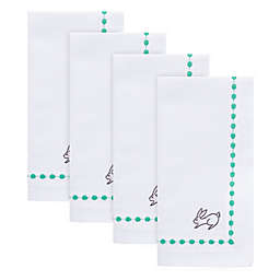 Everhome™ Easter Bunny Napkins in Bright White (Set of 4)