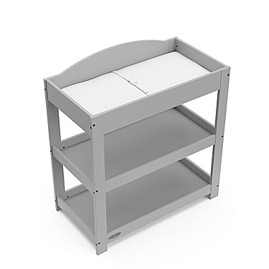 Graco&reg; Customizable Changing Table in Pebble Grey. View a larger version of this product image.