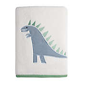 ever &amp; ever&trade; Dinosaur Embroidered Bath Towel in White/Green