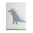 Alternate image 0 for ever &amp; ever&trade; Dinosaur Embroidered Bath Towel in White/Green