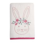 Alternate image 0 for ever &amp; ever&trade; Bunny Embroidered Bath Towel in White/Rose