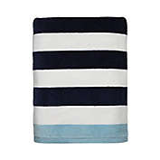 ever & ever&trade; Thick Stripe Bath Towel in Navy