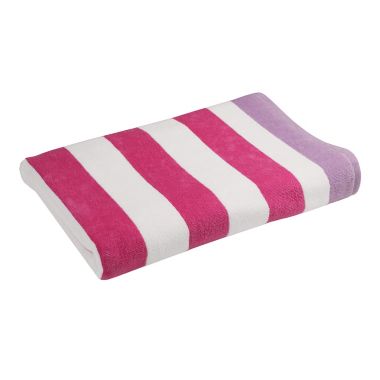 ever &amp; ever&trade; Thick Stripe Bath Towel in Pink. View a larger version of this product image.