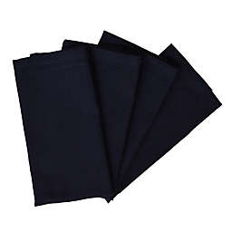 Everhome™ Solid Embroidered Napkins in Maritime Blue (Set of 4)