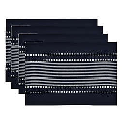 Everhome™ Seaside Stripe Placemats in Maritime Blue (Set of 4)