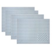 Everhome&trade; Easter Gingham Placemats in Summer Song (Set of 4)