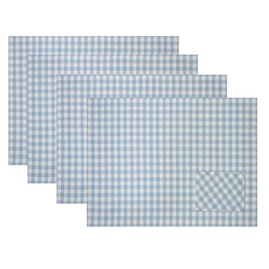 Everhome&trade; Easter Gingham Placemats in Summer Song (Set of 4). View a larger version of this product image.