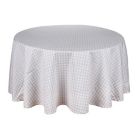 Alternate image 2 for Everhome&trade; Easter Gingham 70-Inch Round Tablecloth in Nimbus Cloud