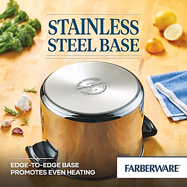 Farberware&reg; Classic 8 qt. Stainless Steel Stock Pot. View a larger version of this product image.