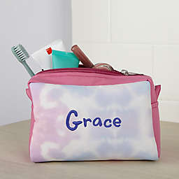Tie Dye Personalized Embroidered Makeup Bag
