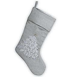 National Tree Company® Evergreen Tree 19-Inch Christmas Stocking in Silver