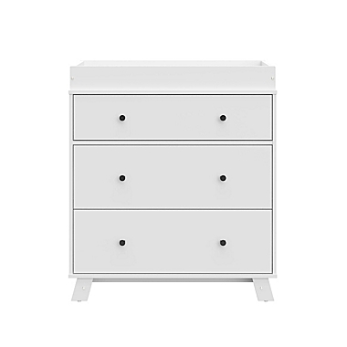 Storkcraft&reg; Beckett 3 Drawer Chest in White. View a larger version of this product image.