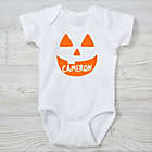 Alternate image 0 for Jack-o&#39;-Lantern Size 6-18M Personalized Halloween Baby Bodysuit