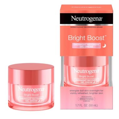 Neutrogena&reg; Bright Boost&trade; 1.7 fl. oz. Overnight Recovery Gel Cream. View a larger version of this product image.