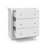 Alternate image 4 for Storkcraft&reg; Crescent 3-Drawer Chest in White