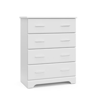 Storkcraft&reg; Brookside 4-Drawer Chest in White. View a larger version of this product image.