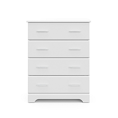 Storkcraft&reg; Brookside 4-Drawer Chest in White. View a larger version of this product image.