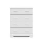 Alternate image 2 for Storkcraft&reg; Brookside 4-Drawer Chest in White