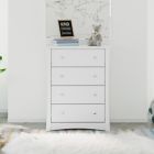 Alternate image 1 for Storkcraft&reg; Crescent 4-Drawer Chest in White