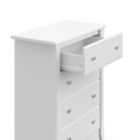 Alternate image 4 for Storkcraft&reg; Crescent 4-Drawer Chest in White