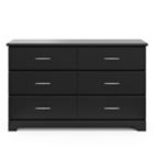 Alternate image 2 for Storkcraft&reg; Brookside 6-Drawer Dresser in Black
