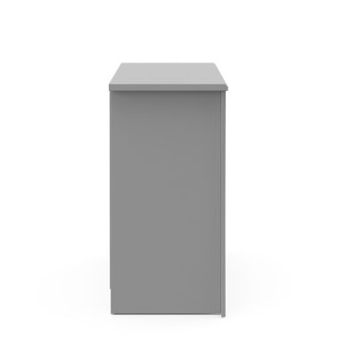Storkcraft&reg; Crescent 3-Drawer Chest in Pebble Grey. View a larger version of this product image.