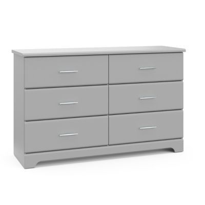 Storkcraft Brookside 6 Drawer Dresser-Pebblegray Pebble Grey